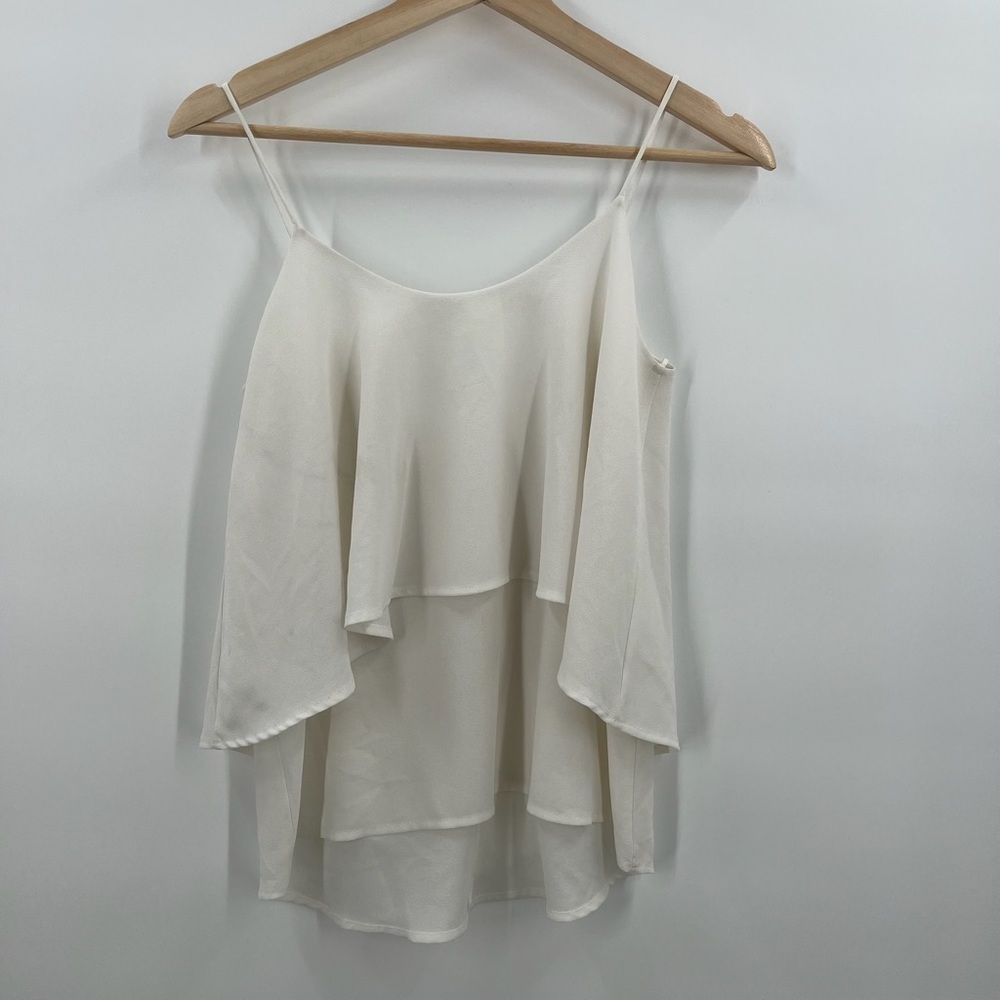White Layered Tank Top